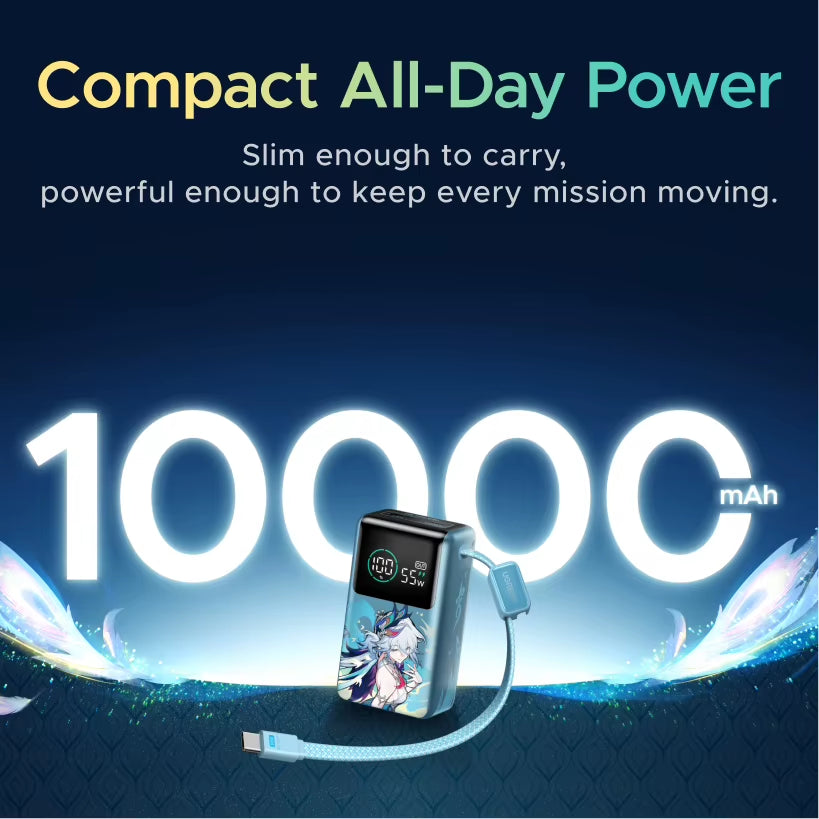 Nexode Pro 55W 10000Mah Power Bank Honkai: Star Rail Edition Powerbank Portable Battery