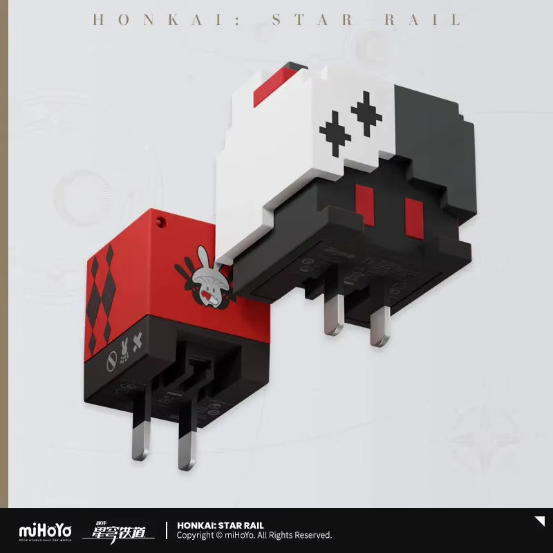 [Genuine] Mihoyo Game Honkai Star Rail Sparkle Sparxie Series 35W Fast Charging Power Adapter Anime Accessory Cosplay Xmas Gifts