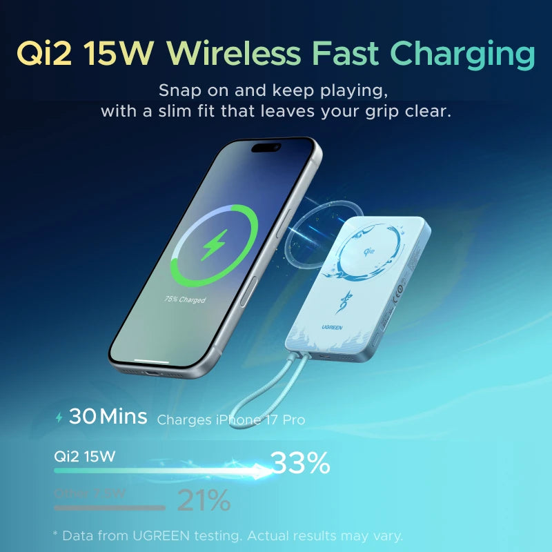 Magflow Air 30W 10000Mah Magnetic Power Bank Honkai: Star Rail Edition