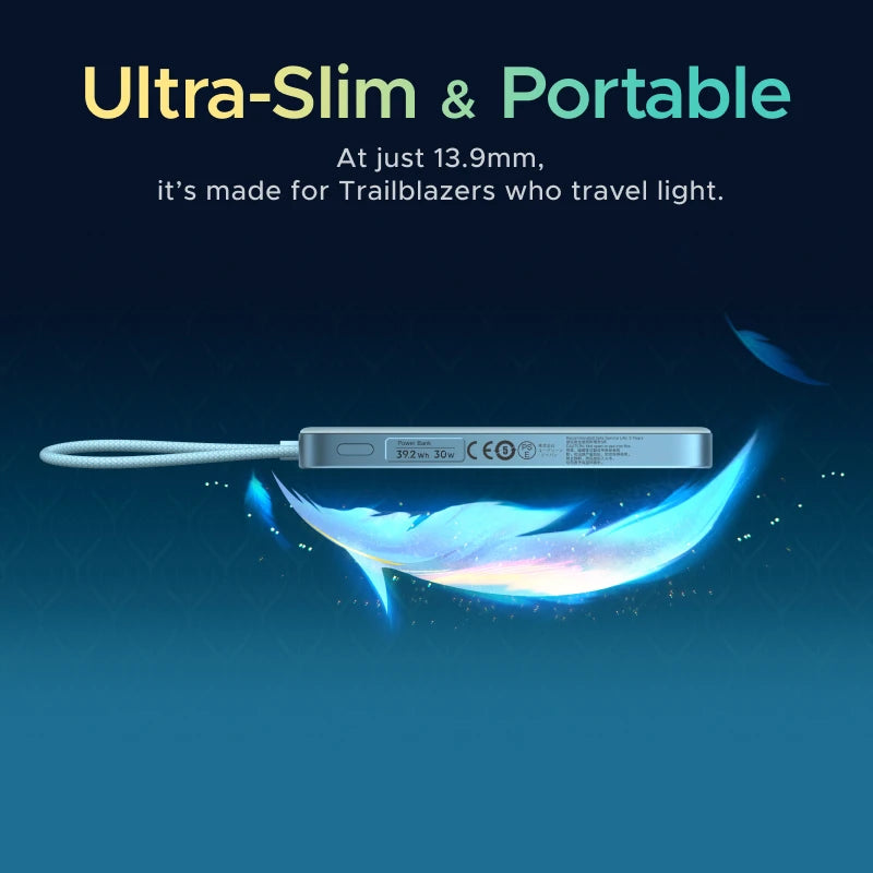 Magflow Air 30W 10000Mah Magnetic Power Bank Honkai: Star Rail Edition