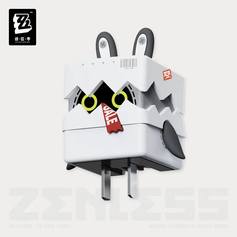 Genuine Zenless Zone Zero Official 35W Typec Interface Fast Charging Head & Bangboo Silicone Protective Case Zzz Peripheral Gift