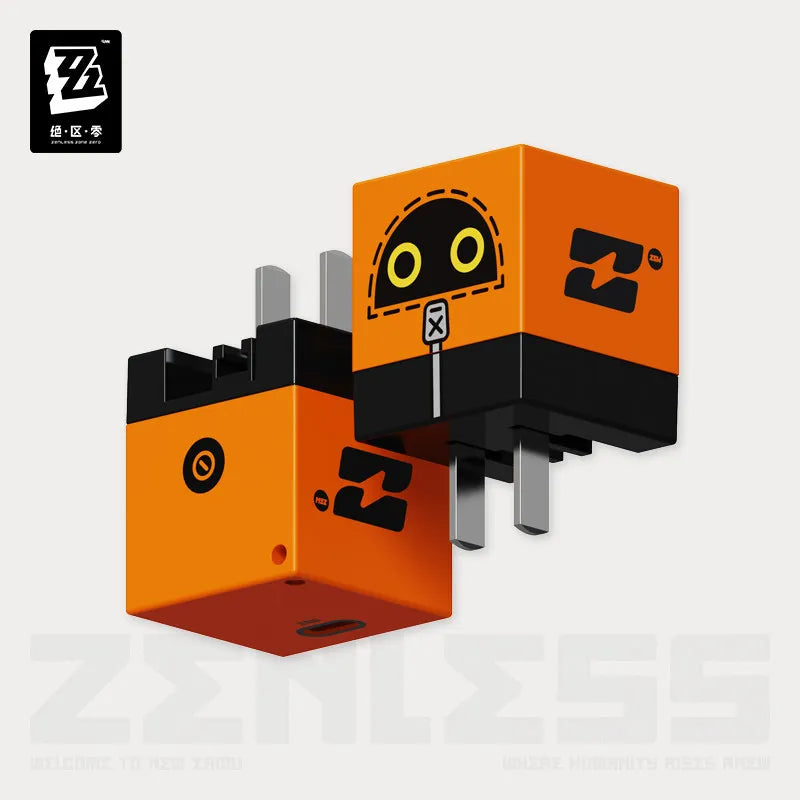 Genuine Zenless Zone Zero Official 35W Typec Interface Fast Charging Head & Bangboo Silicone Protective Case Zzz Peripheral Gift