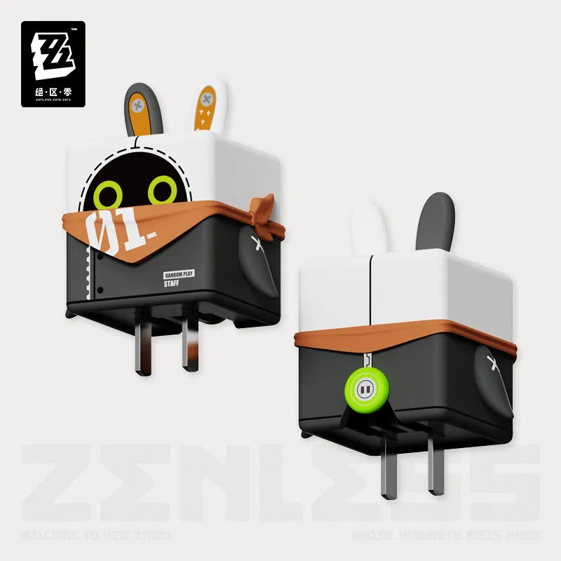 Genuine Zenless Zone Zero Official 35W Typec Interface Fast Charging Head & Bangboo Silicone Protective Case Zzz Peripheral Gift