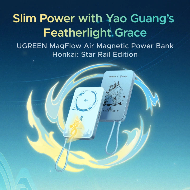 Magflow Air 30W 10000Mah Magnetic Power Bank Honkai: Star Rail Edition