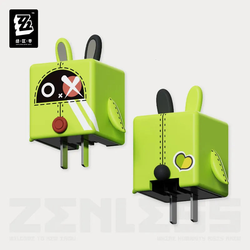 Genuine Zenless Zone Zero Official 35W Typec Interface Fast Charging Head & Bangboo Silicone Protective Case Zzz Peripheral Gift