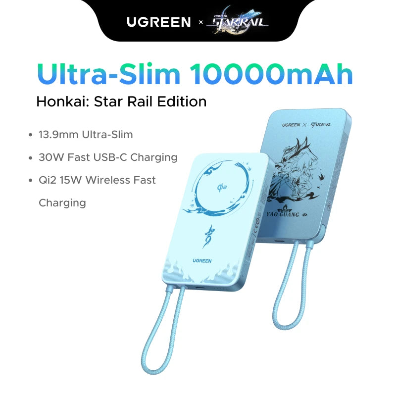 Magflow Air 30W 10000Mah Magnetic Power Bank Honkai: Star Rail Edition