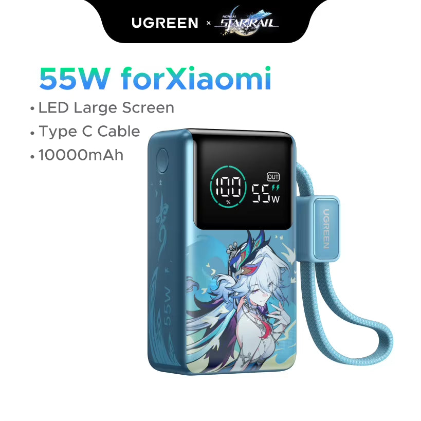 Nexode Pro 55W 10000Mah Power Bank Honkai: Star Rail Edition Powerbank Portable Battery