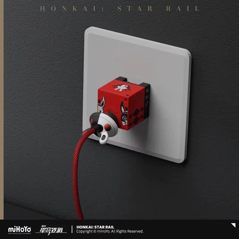 [Genuine] Mihoyo Game Honkai Star Rail Sparkle Sparxie Series 35W Fast Charging Power Adapter Anime Accessory Cosplay Xmas Gifts