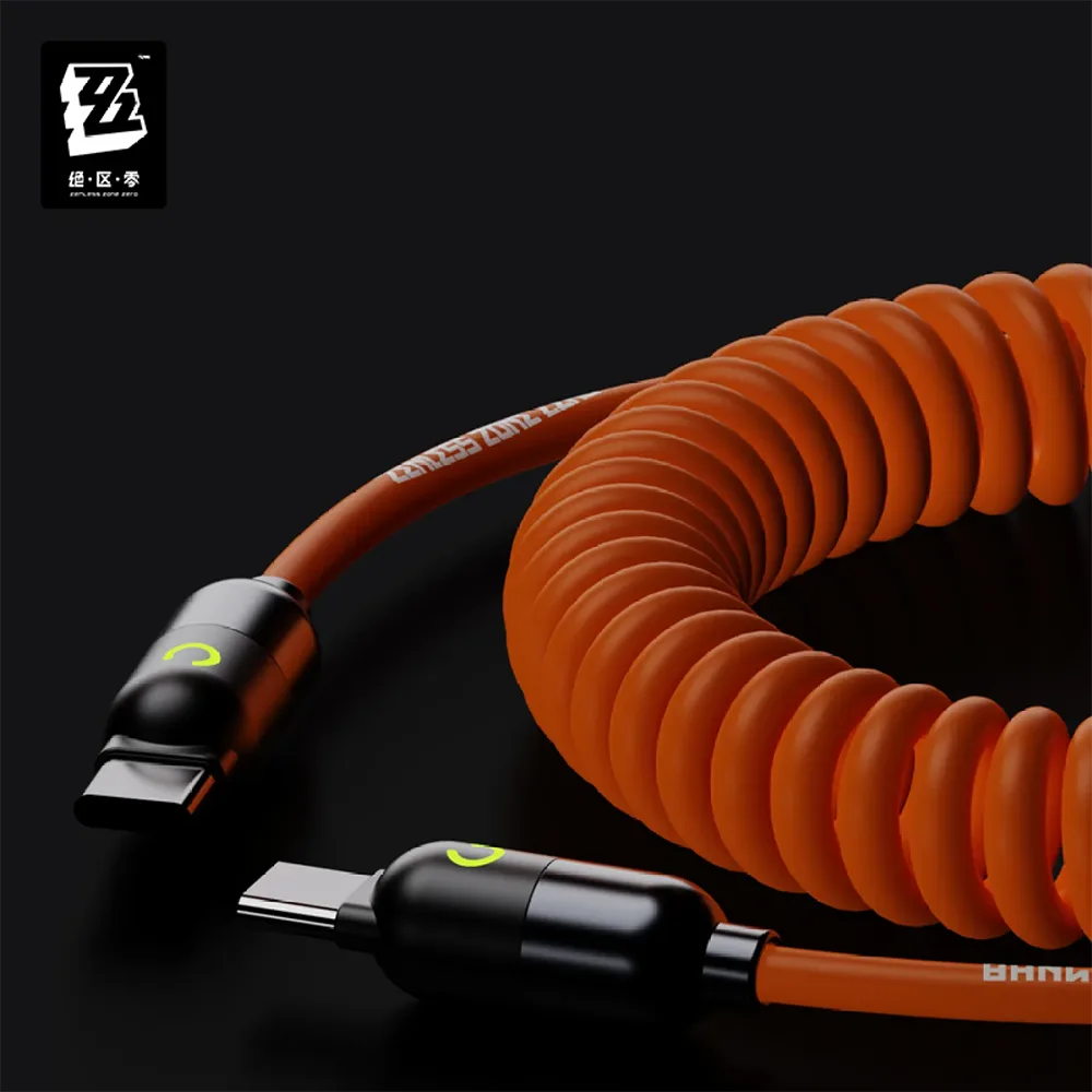Cable USB-C a USB-C en espiral | Zenless Zone Zero