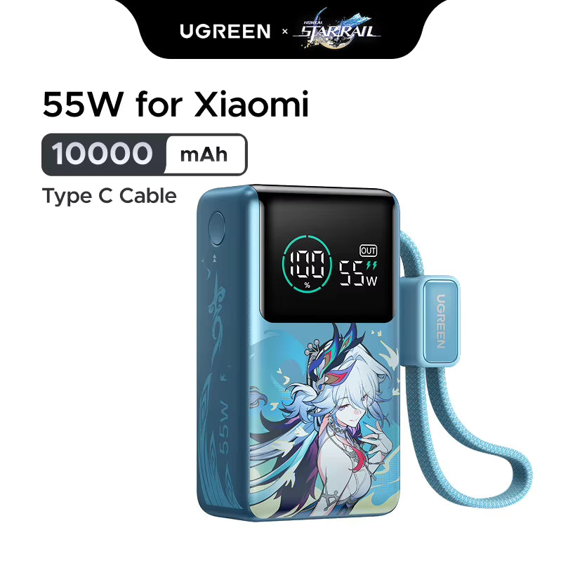 Nexode Pro 55W 10000Mah Power Bank Honkai: Star Rail Edition Powerbank Portable Battery