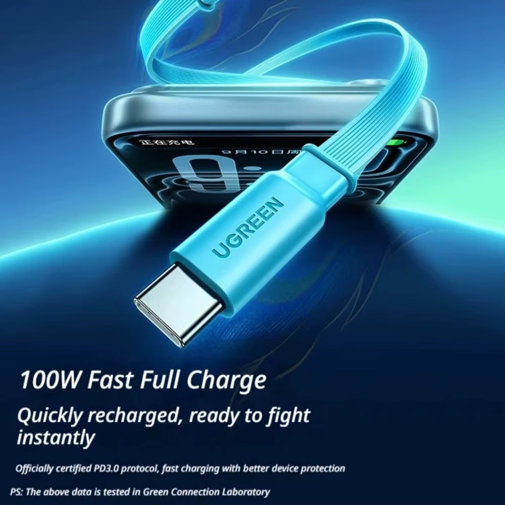 UGREEN Honkai:Star Rail Charger with Retractable Charge Cable Fast Charging Mobile Phone Cables Power Adapter Charging Cable