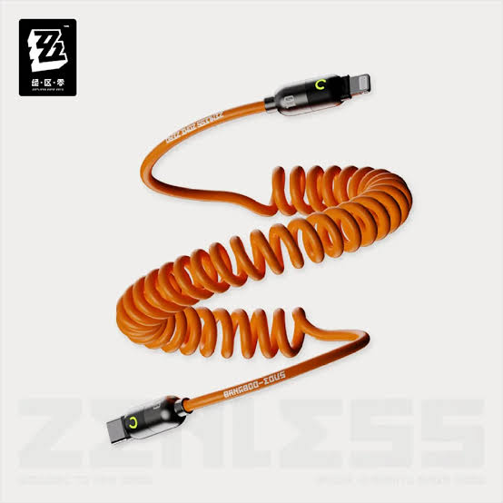 Cable USB-C a USB-C en espiral | Zenless Zone Zero